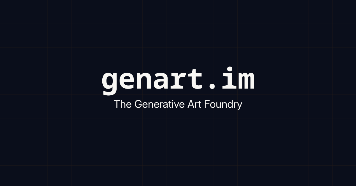 genart.im monument